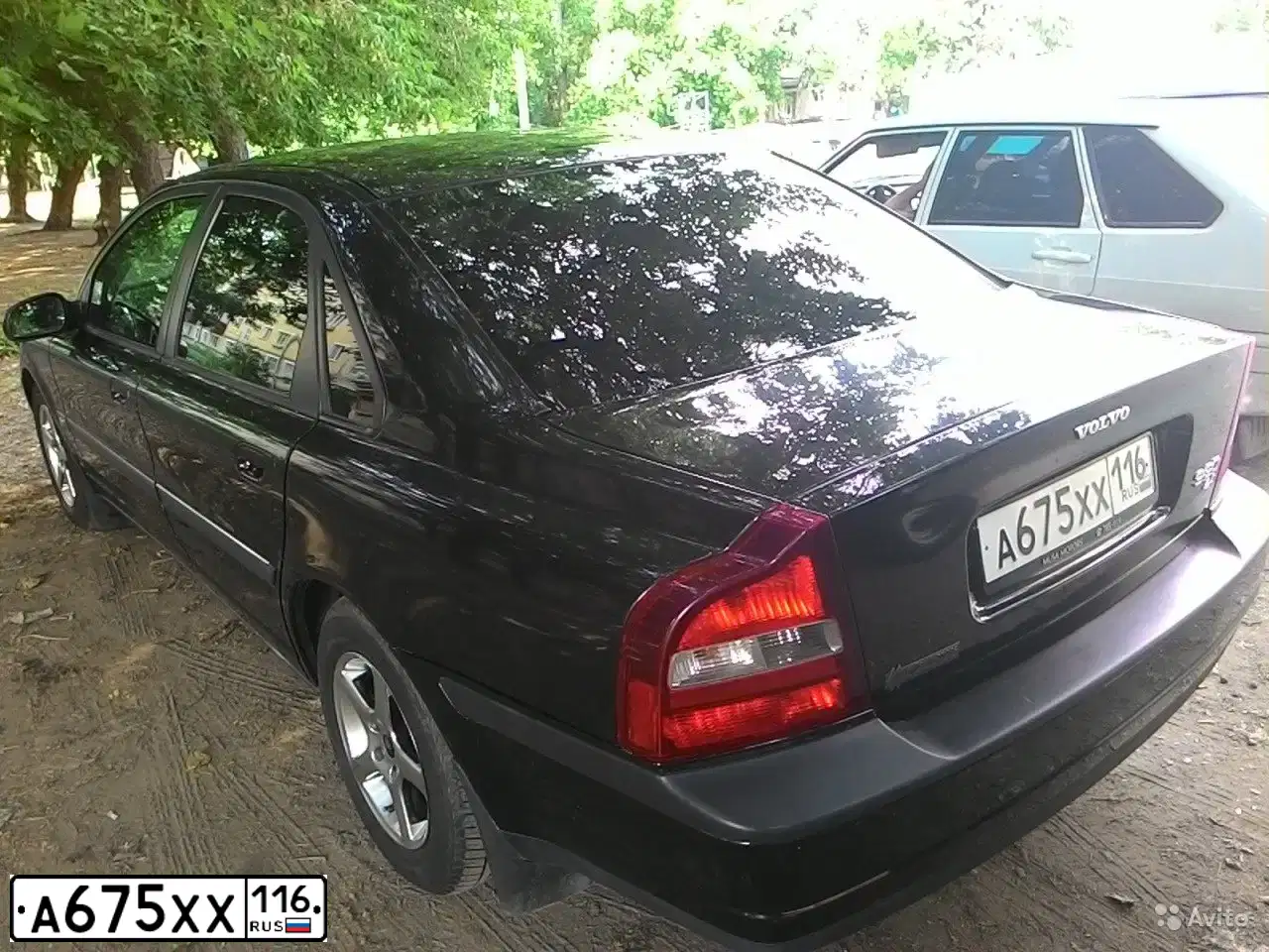 Фото автомобиля VOLVO S80, 2002 — госномер К800АМ763. Цвет: ЧЕРНЫЙ