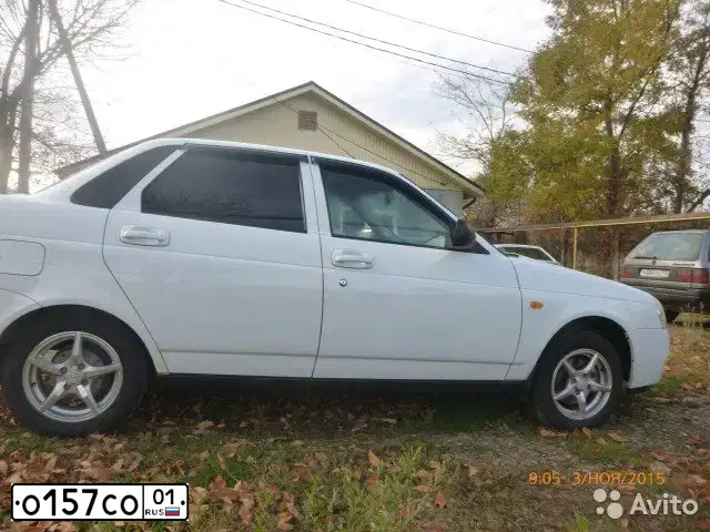 Фото автомобиля LADA 2170 PRIORA, 2013 — госномер К225ТН123. Цвет: Белый