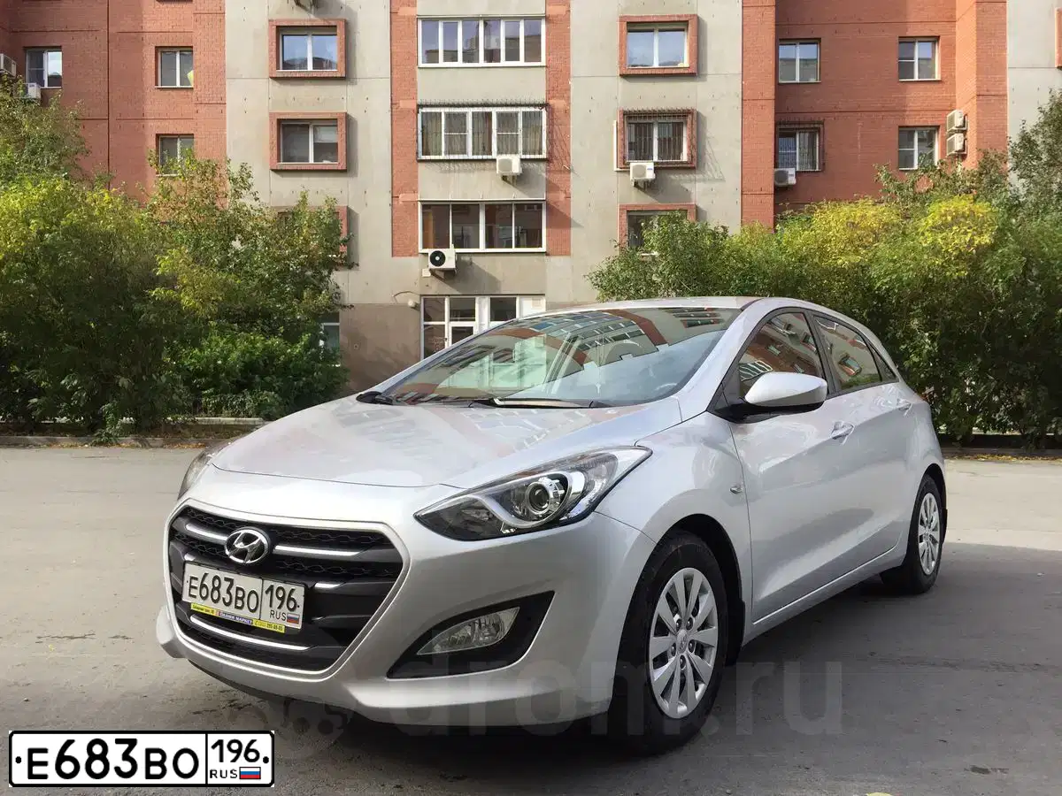 Фото автомобиля HYUNDAI I30, 2015 — госномер С766ЕР196. Цвет: СВЕТЛО-СЕРЫЙ
