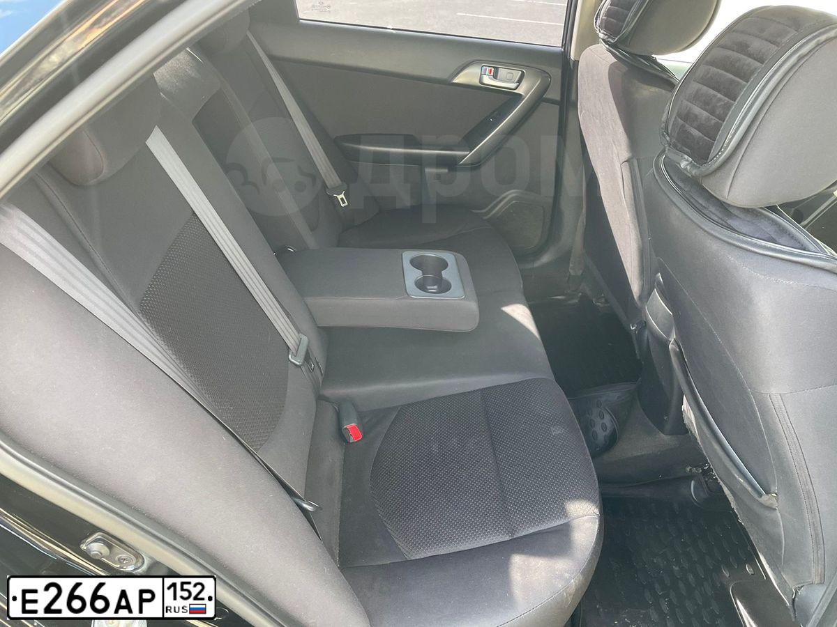 Фото автомобиля KIA CERATO, 2011 — госномер Е266АР152. Цвет: ЧЕРНЫЙ