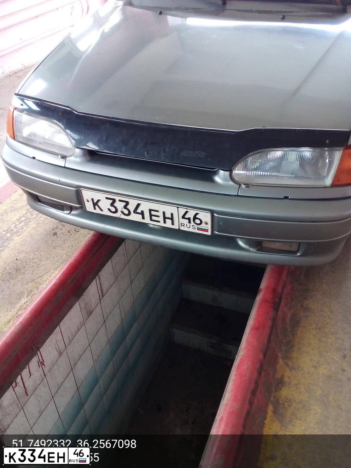 Фото автомобиля LADA 2114 SAMARA, 2008 — госномер К334ЕН46. Цвет: СРЕДНИЙ СЕРО-ЗЕЛЕНЫЙ МЕТ