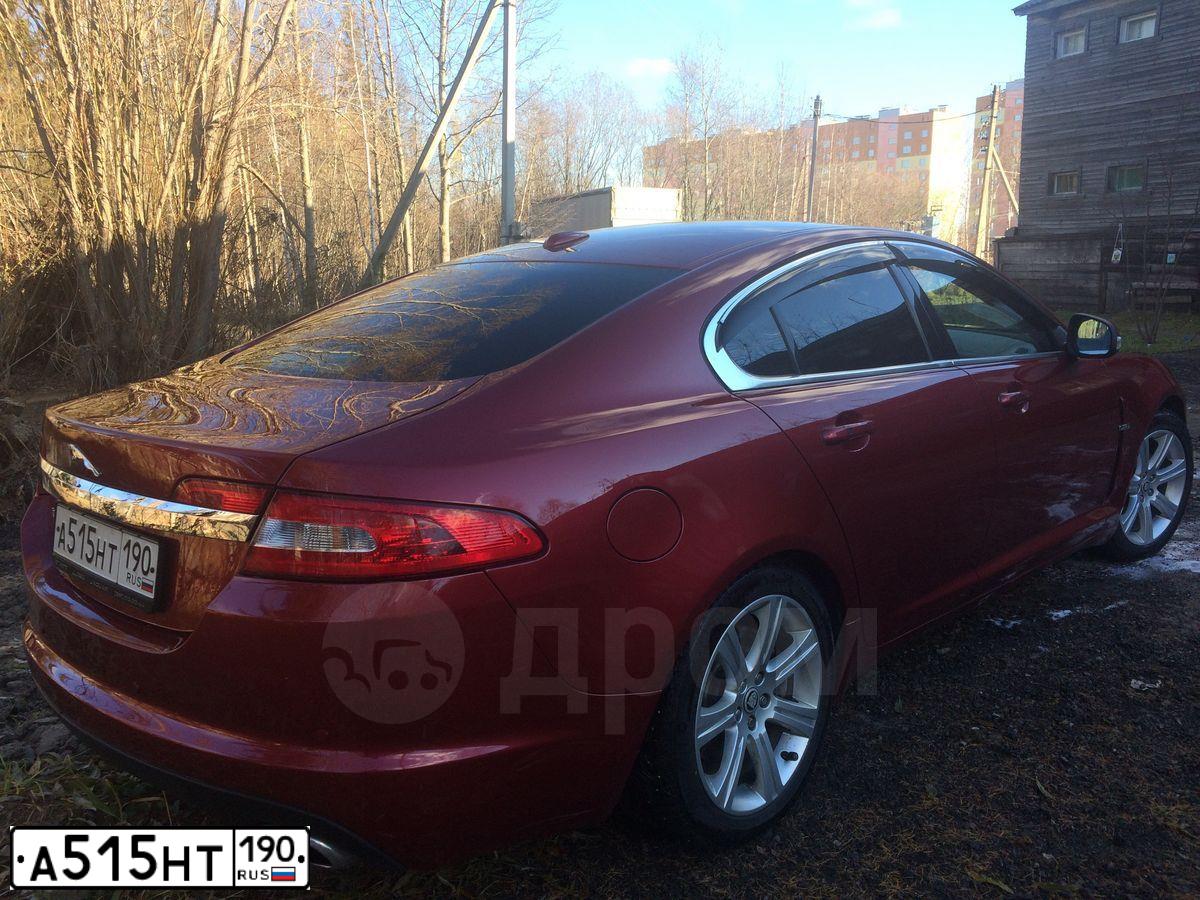 Фото автомобиля JAGUAR XF-SERIE, 2008 — госномер А515НТ190. Цвет: ВИШНЕВЫЙ