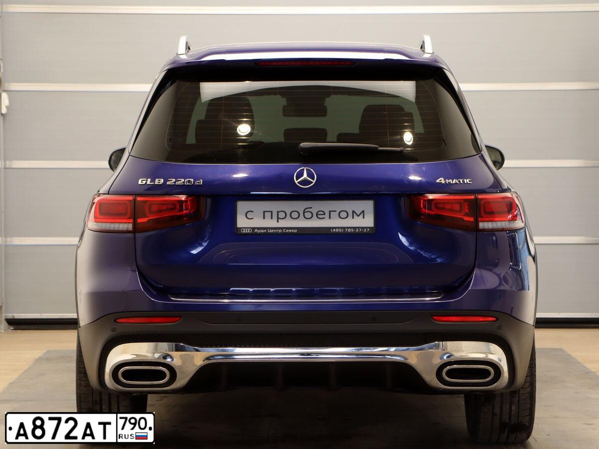 Фото автомобиля MERCEDES-BENZ GLB-CLASS, 2020 — госномер О759ЕТ977. Цвет: синий