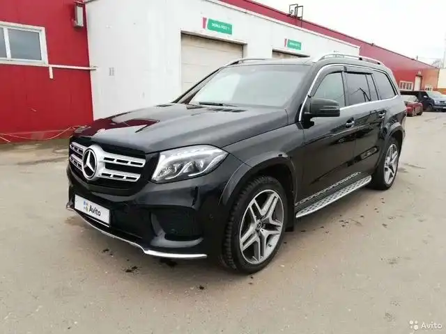 Фото автомобиля MERCEDES GL-KLASSE, 2018 — госномер М808НМ73. Цвет: ЧЕРНЫЙ