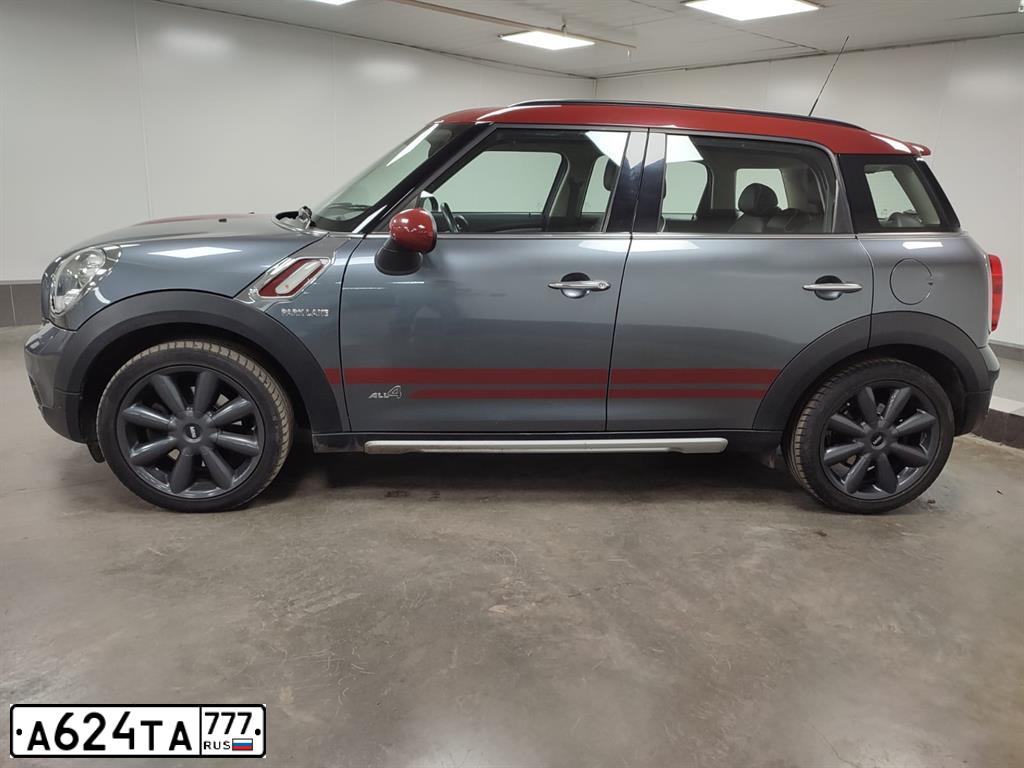 Фото автомобиля МИНИ КУПЕР SD ALL4 COUNTRYMAN, 2016 — госномер А283АС977. Цвет: СЕРЫЙ