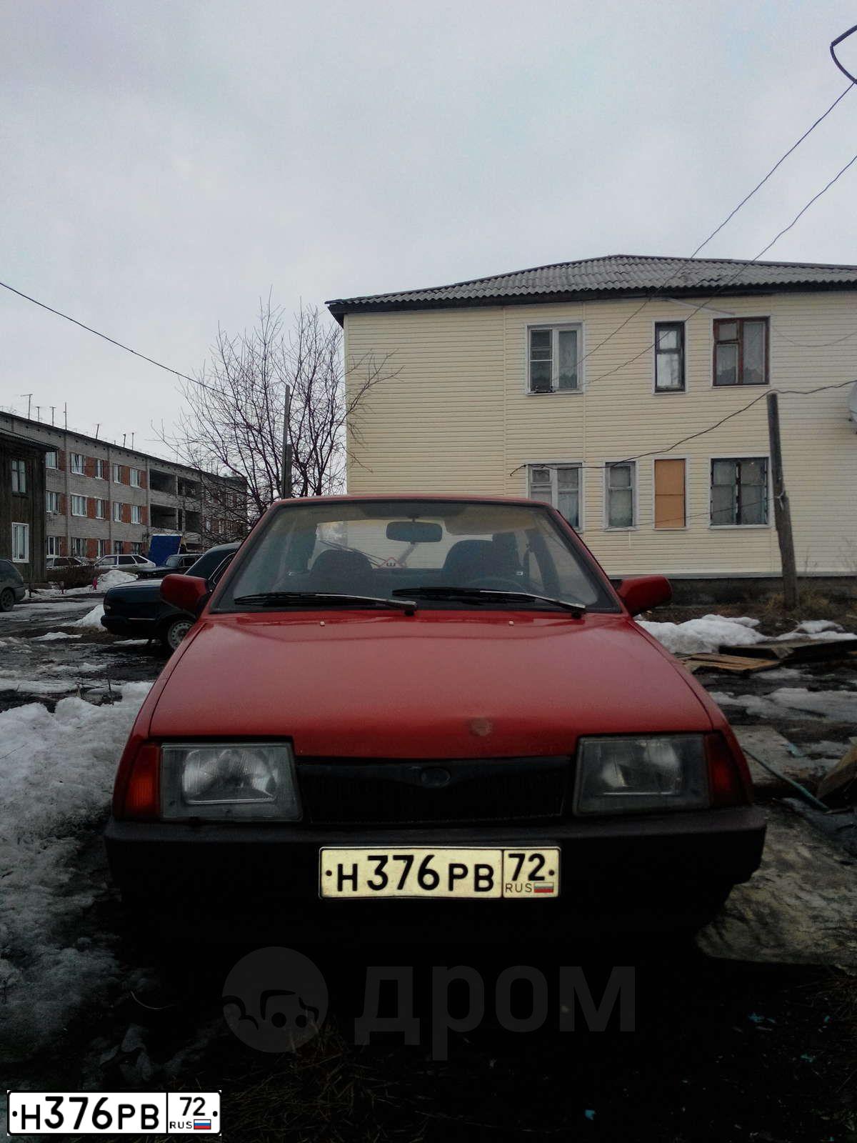 Фото автомобиля LADA 2108 SAMARA, 1991 — госномер Е878СН21. Цвет: КРАСНЫЙ