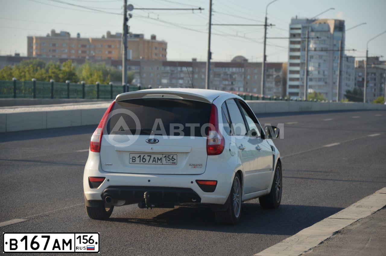 Фото автомобиля LADA 219259-020 LADA KALINA NFR, 2015 — госномер Н609МЕ702. Цвет: Белый