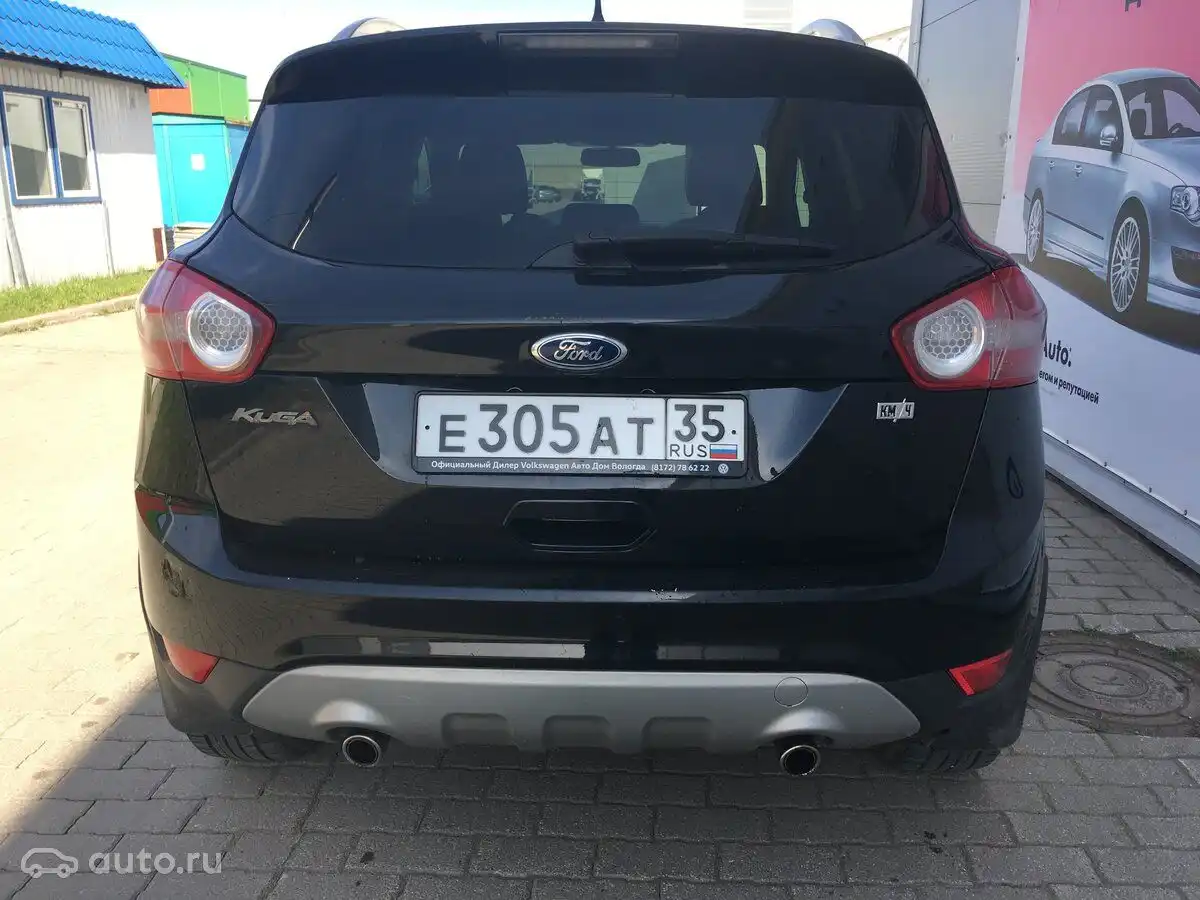 Фото автомобиля FORD KUGA, 2012 — госномер К441ХР35. Цвет: ЧЕРНЫЙ