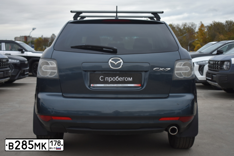 Фото автомобиля MAZDA CX-7, 2011 — госномер В285МК178. Цвет: СЕРЫЙ
