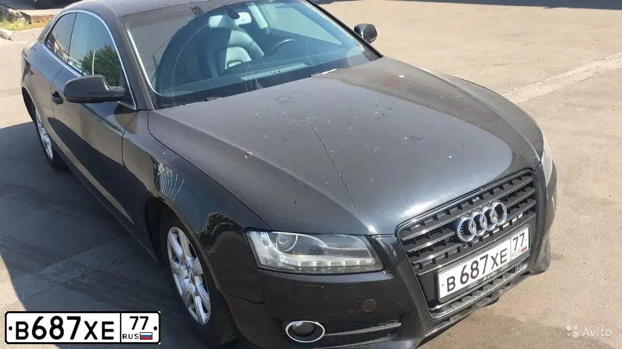 Фото автомобиля AUDI A5, 2010 — госномер С014ХО198. Цвет: ЧЕРНЫЙ