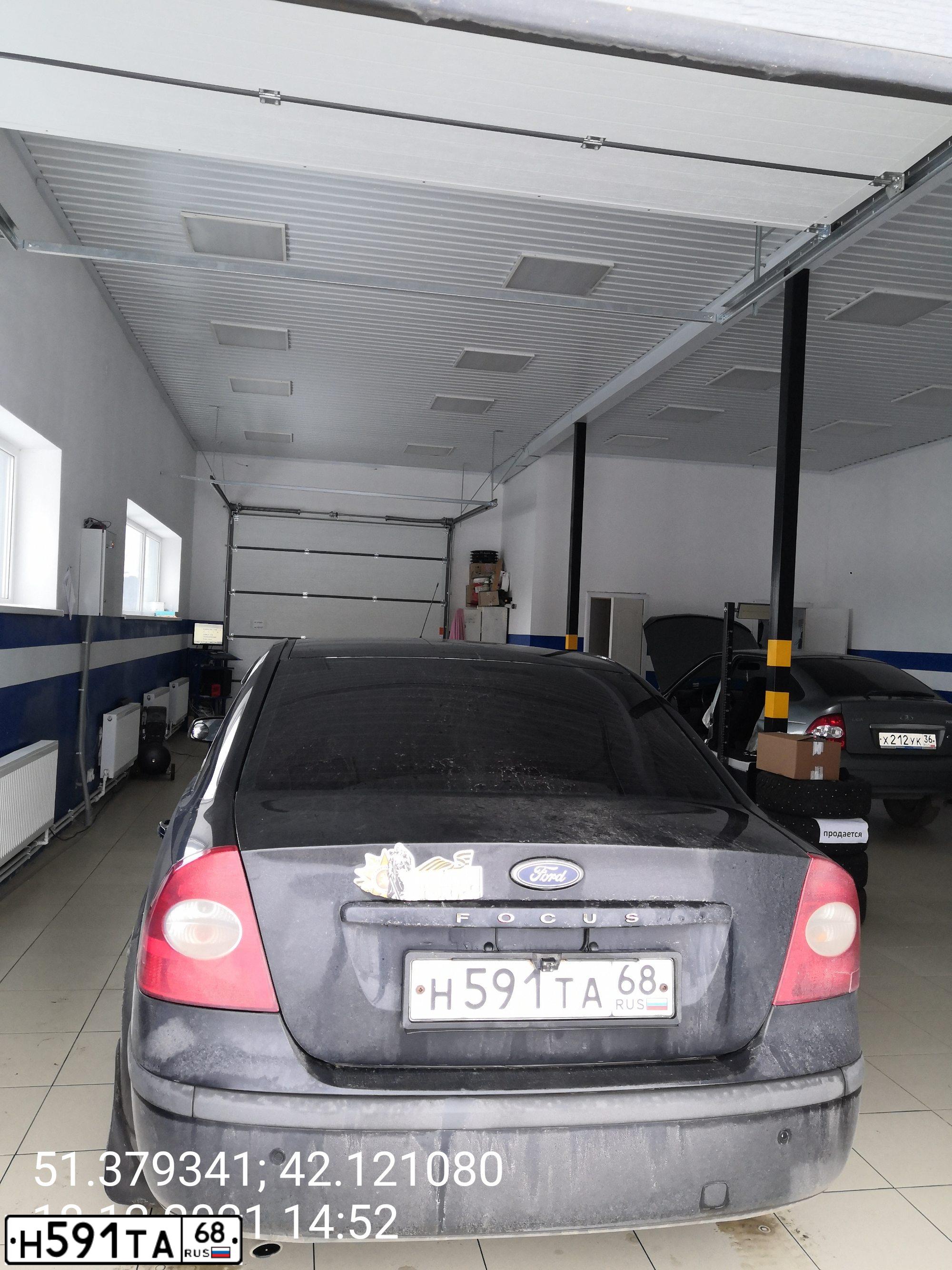 Фото автомобиля FORD FOCUS, 2006 — госномер Н591ТА68. Цвет: ЧЕРНЫЙ