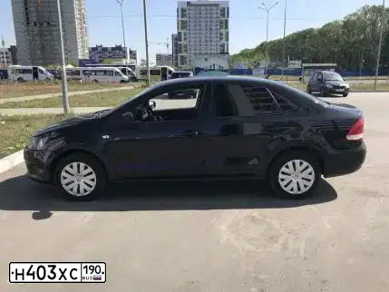 Фото автомобиля VOLKSWAGEN POLO, 2012 — госномер С580МА58. Цвет: ЧЕРНЫЙ