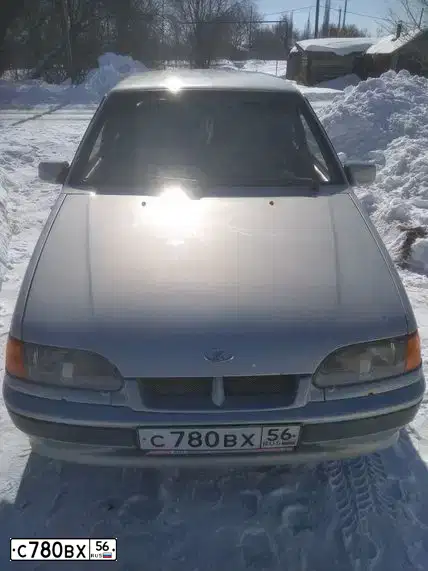 Фото автомобиля LADA 2115 SAMARA, 2004 — госномер С780ВХ56. Цвет: Серебристо-Желтый