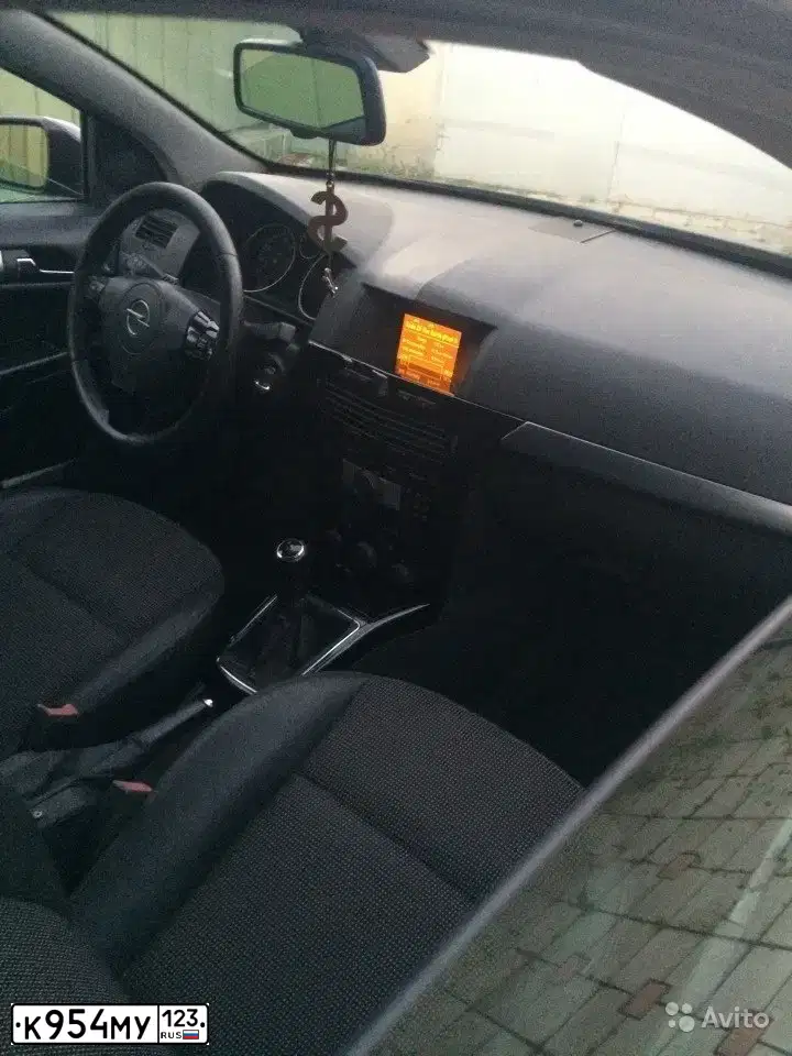 Фото автомобиля OPEL ASTRA, 2007 — госномер К715РВ193. Цвет: ЧЕРНЫЙ