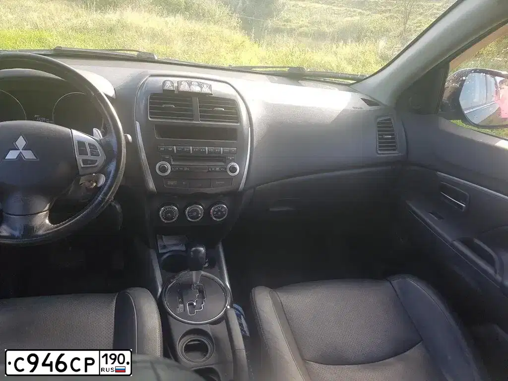Фото автомобиля MITSUBISHI ASX, 2011 — госномер Х322УР790. Цвет: ЧЕРНЫЙ