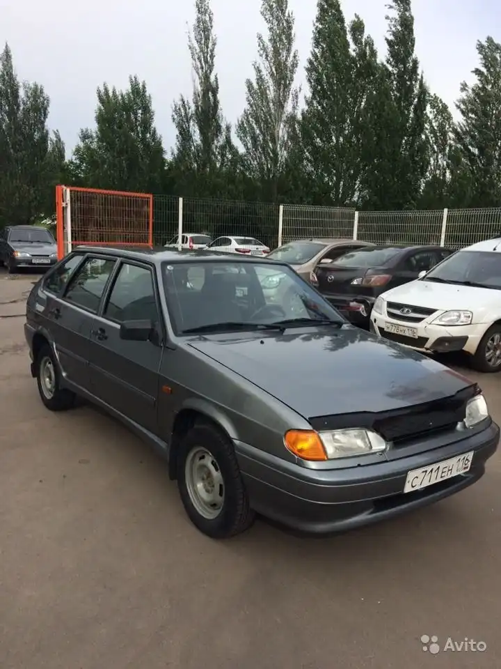 Фото автомобиля LADA 2114 SAMARA, 2012 — госномер С711ЕН116. Цвет: средний серо-зеленый металлик