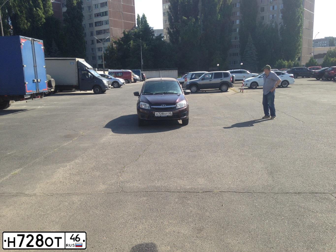 Фото автомобиля LADA 2191 GRANTA, 2015 — госномер У047УХ57. Цвет: ТЕМНО-ВИШНЕВЫЙ