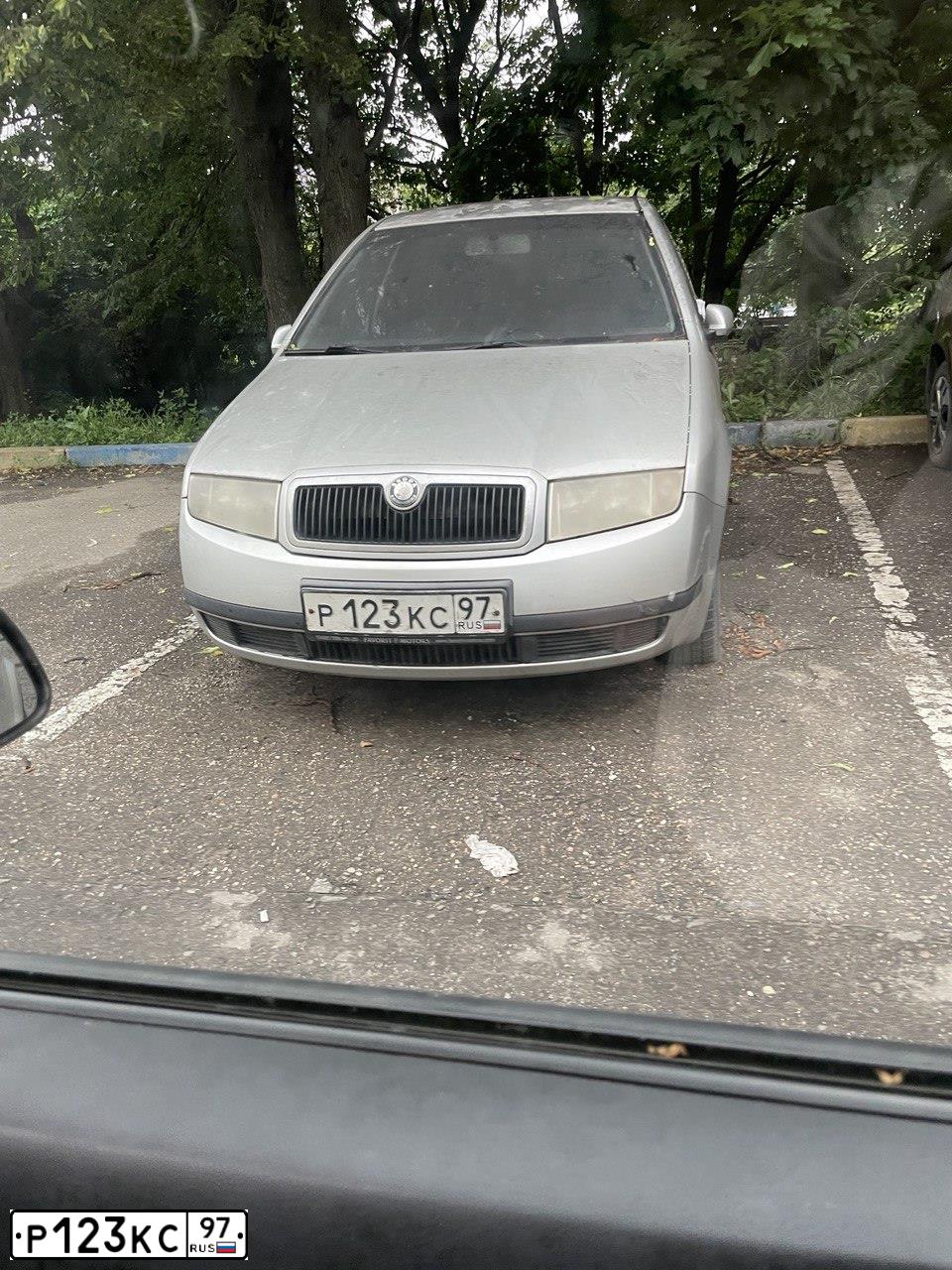 Фото автомобиля SKODA FABIA, 2003 — госномер Р123КС97