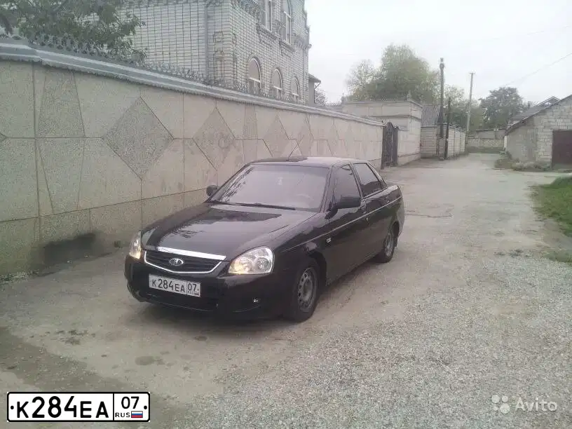 Фото автомобиля LADA PRIORA, 2008 — госномер С539КМ05. Цвет: СИНЕ-ЧЕРНЫЙ
