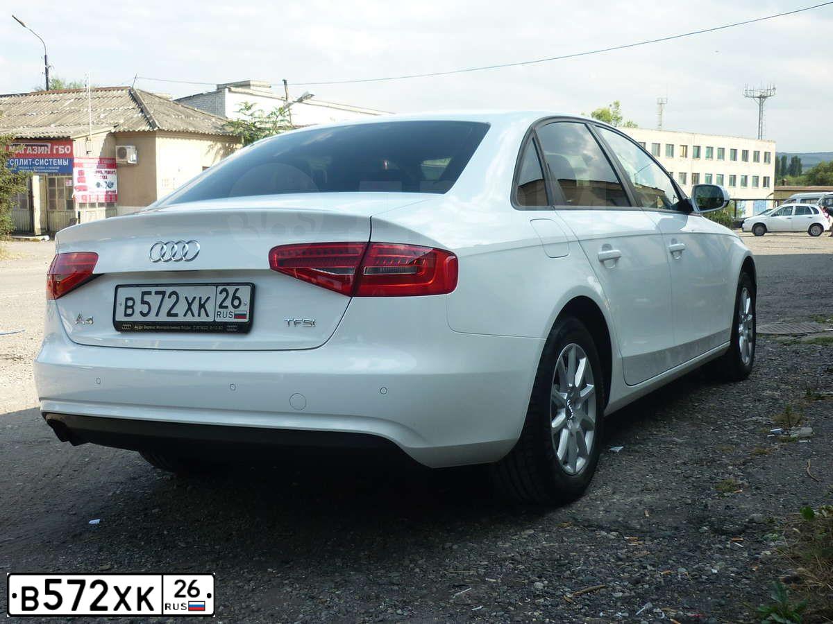 Фото автомобиля AUDI A6, 2013 — госномер М024АУ126. Цвет: ЧЕРНЫЙ