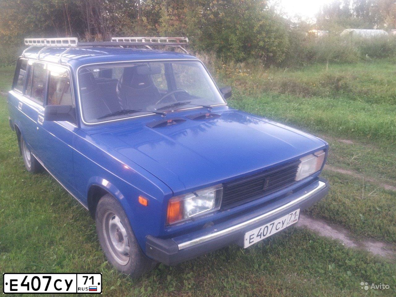 Фото автомобиля LADA 2104, 2006 — госномер М175МТ48. Цвет: синий