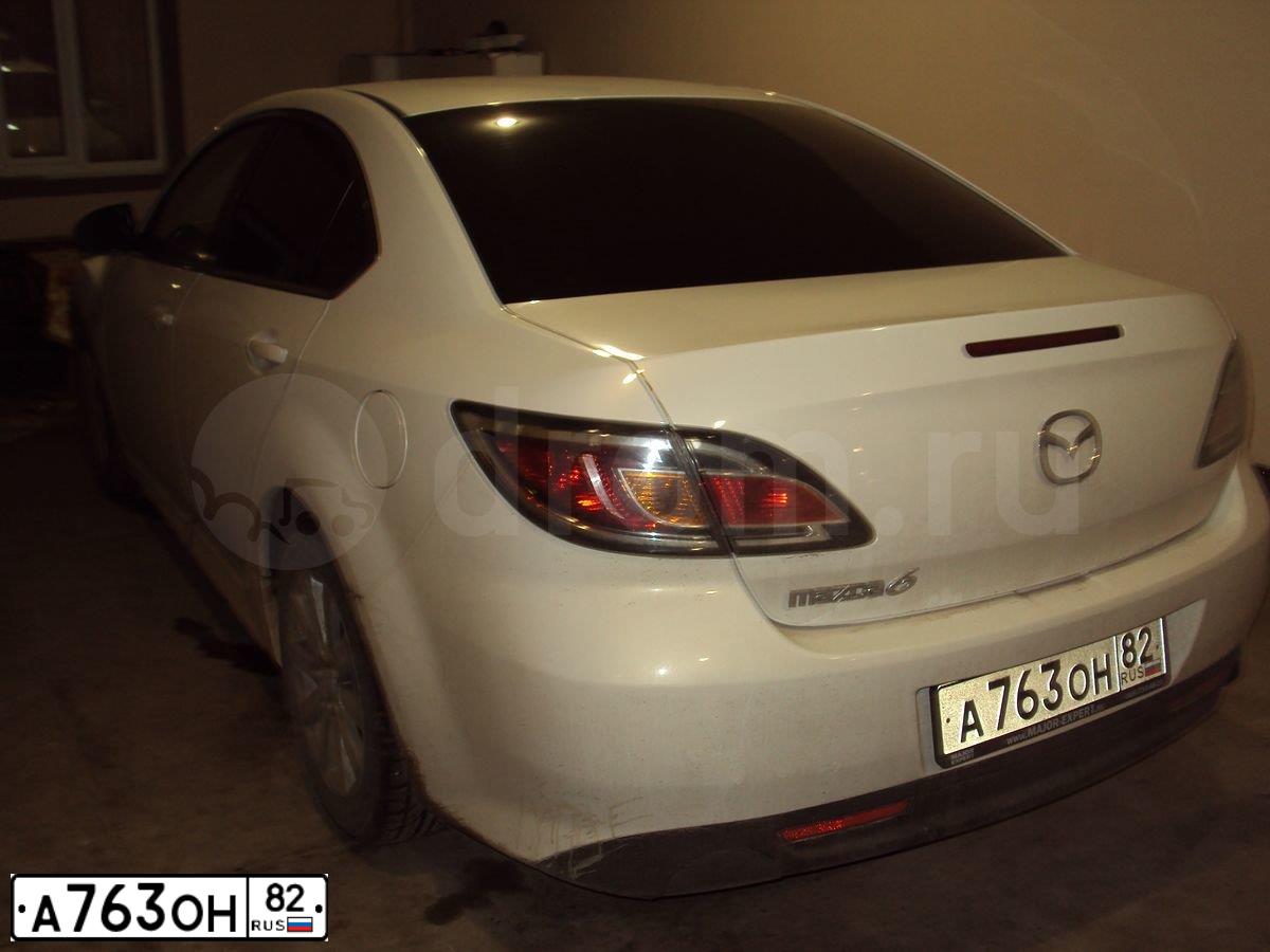 Фото автомобиля MAZDA 6, 2011 — госномер А763ОН82. Цвет: БЕЛЫЙ