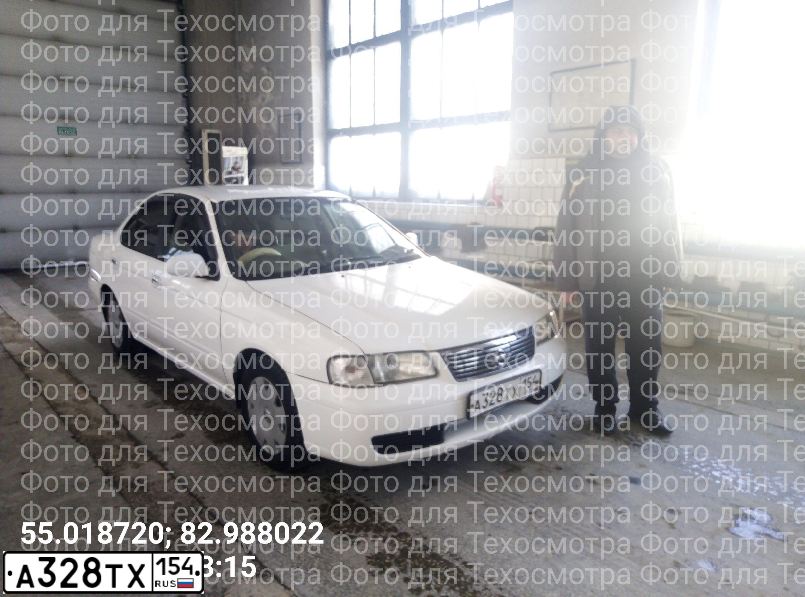 Фото автомобиля NISSAN SUNNY, 2003 — госномер А328ТХ154