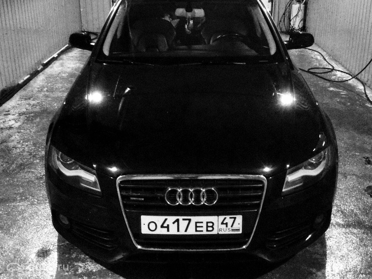 Фото автомобиля AUDI A4, 2011 — госномер Н963ВН10. Цвет: ЧЕРНЫЙ
