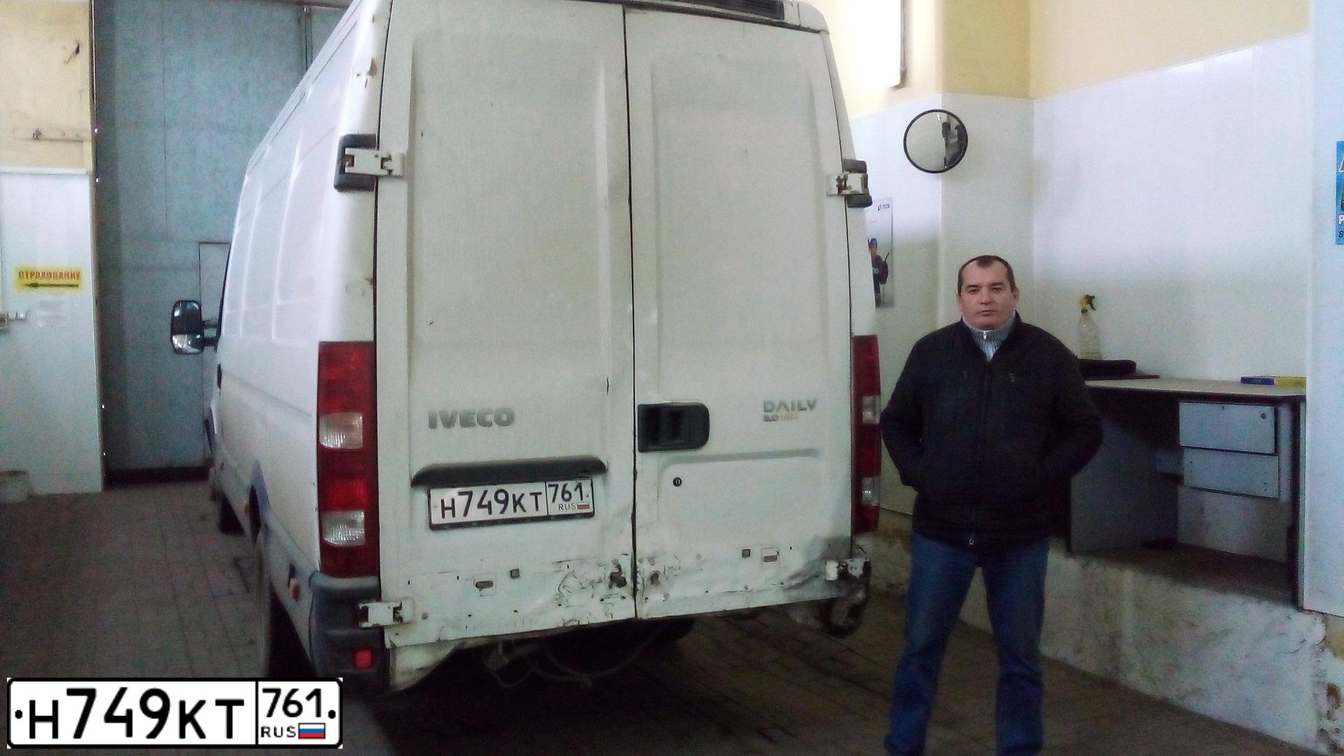 Фото автомобиля IVECO DAILY, 2007 — госномер Н749КТ761. Цвет: Белый