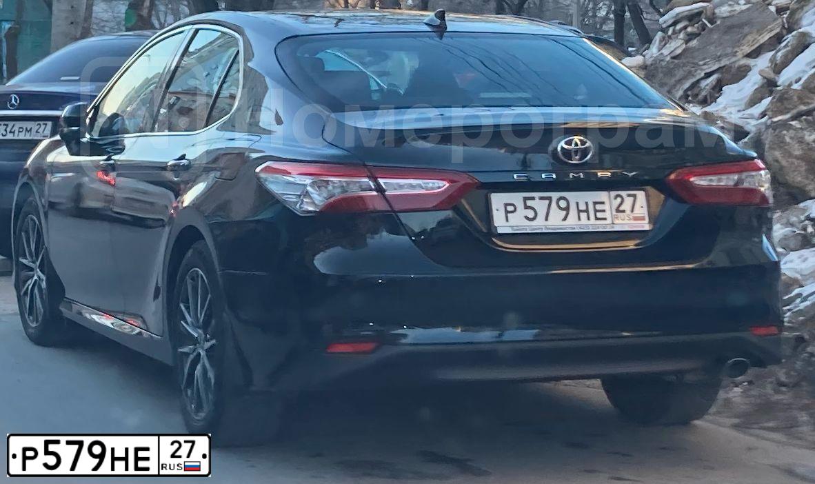Фото автомобиля TOYOTA CAMRY, 2021 — госномер Р579НЕ27