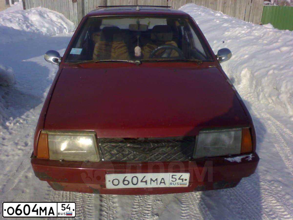Фото автомобиля LADA 2109 SAMARA, 1990 — госномер О604МА54. Цвет: КРАСНЫЙ