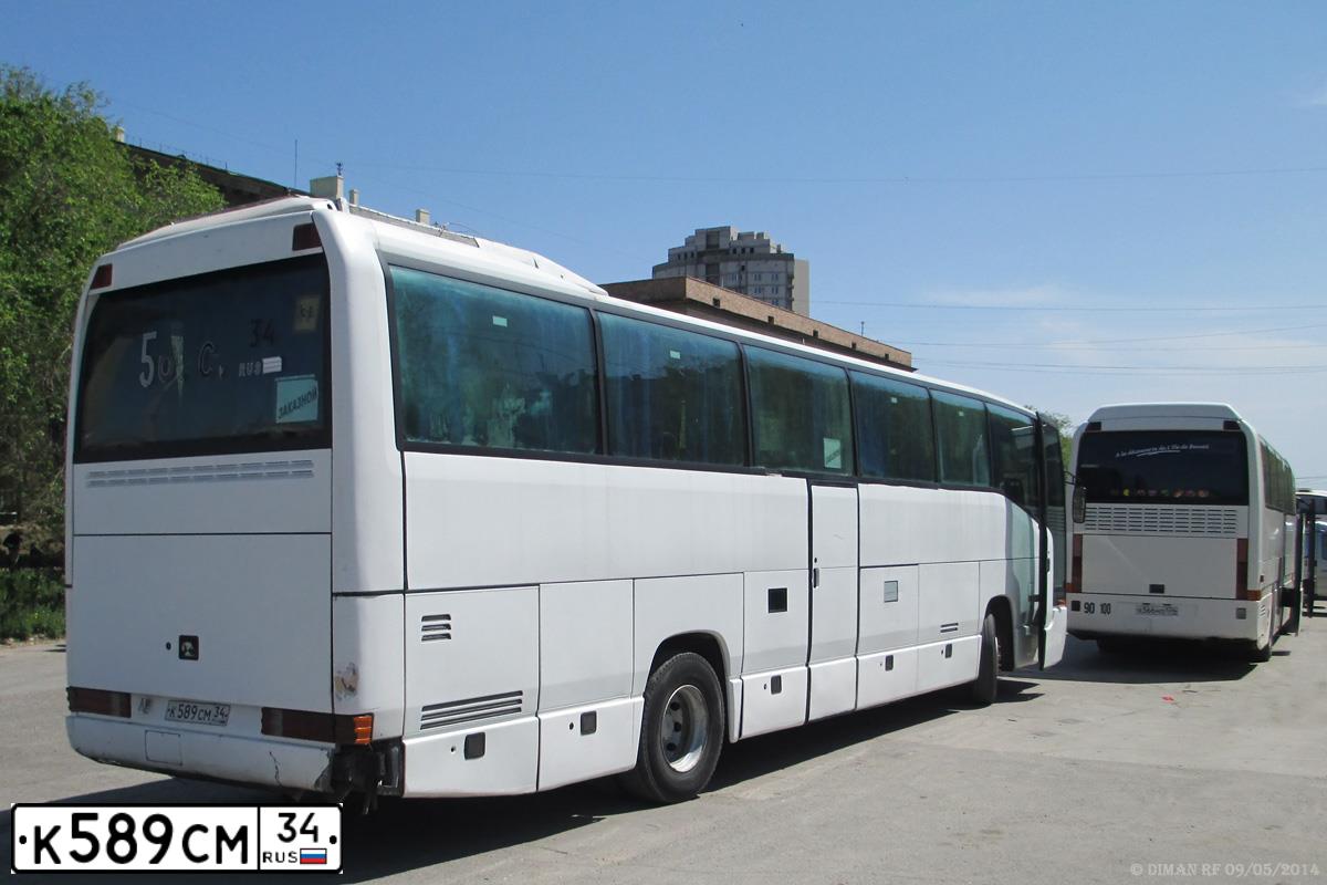 Фото автомобиля MERCEDES O 404, 1996 — госномер К589СМ34. Цвет: Белый