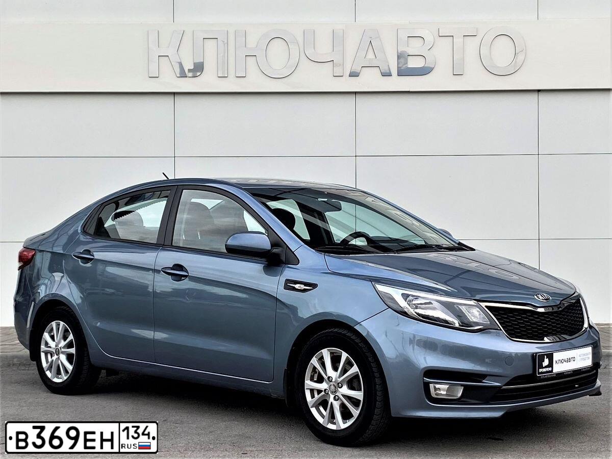 Фото автомобиля KIA RIO, 2015 — госномер С838ВЕ761. Цвет: ГОЛУБОЙ