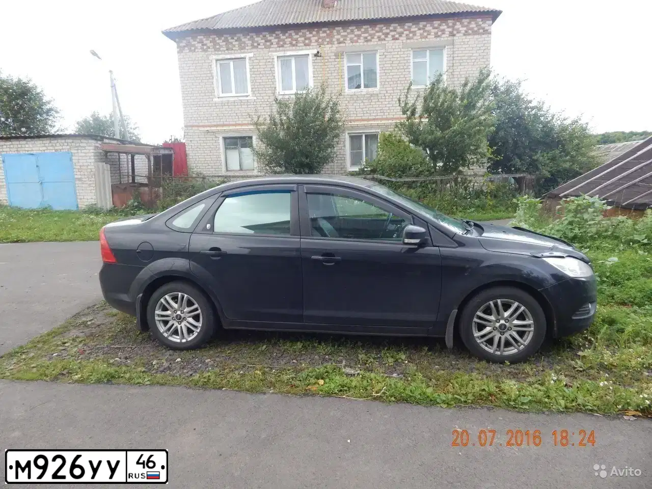 Фото автомобиля FORD FOCUS, 2008 — госномер Х455МВ152. Цвет: ЧЕРНЫЙ