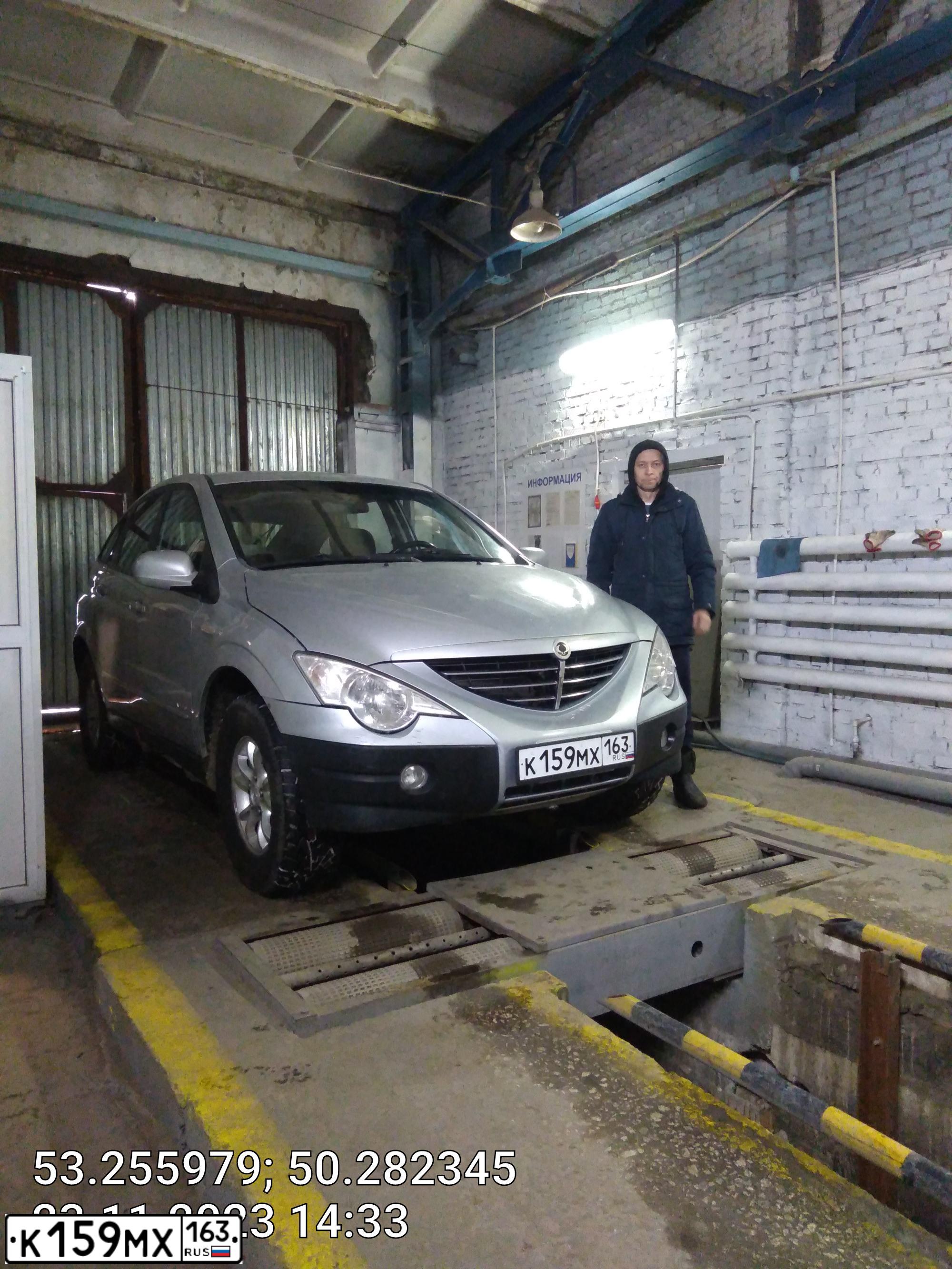 Фото автомобиля SSANGYONG ACTYON, 2008 — госномер К159МХ163. Цвет: СЕРЕБРИСТЫЙ МЕТАЛЛИК