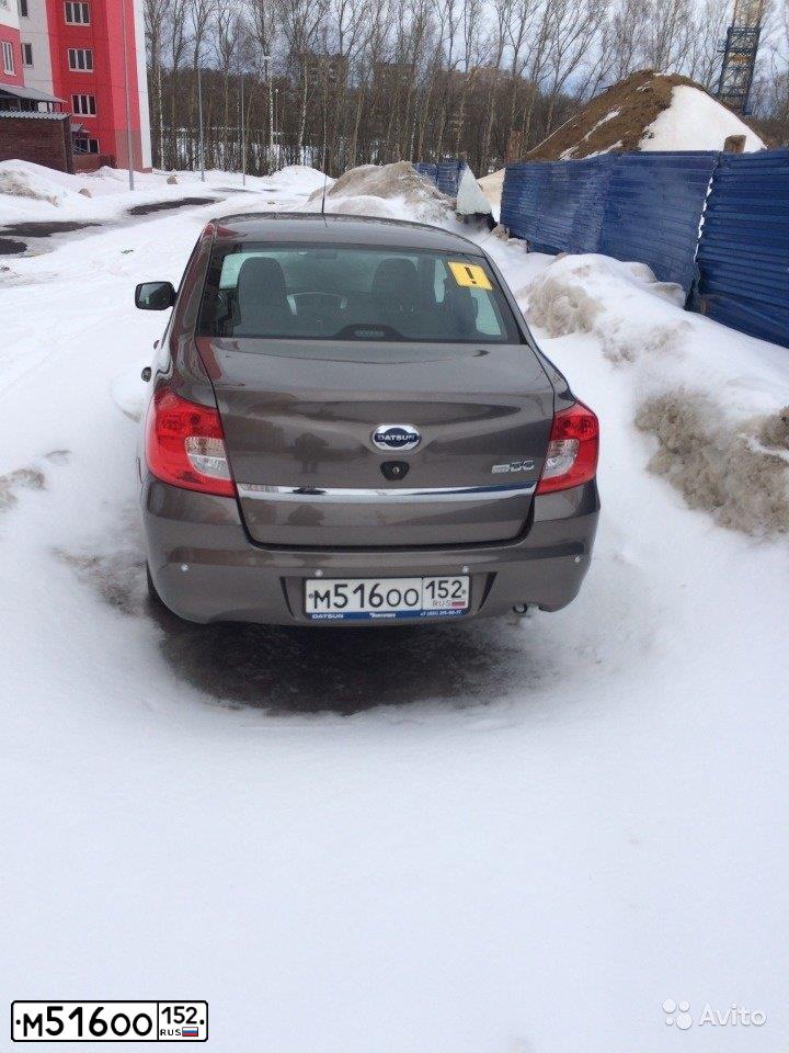 Фото автомобиля DATSUN ON-DO, 2014 — госномер М516ОО152. Цвет: СЕРЫЙ