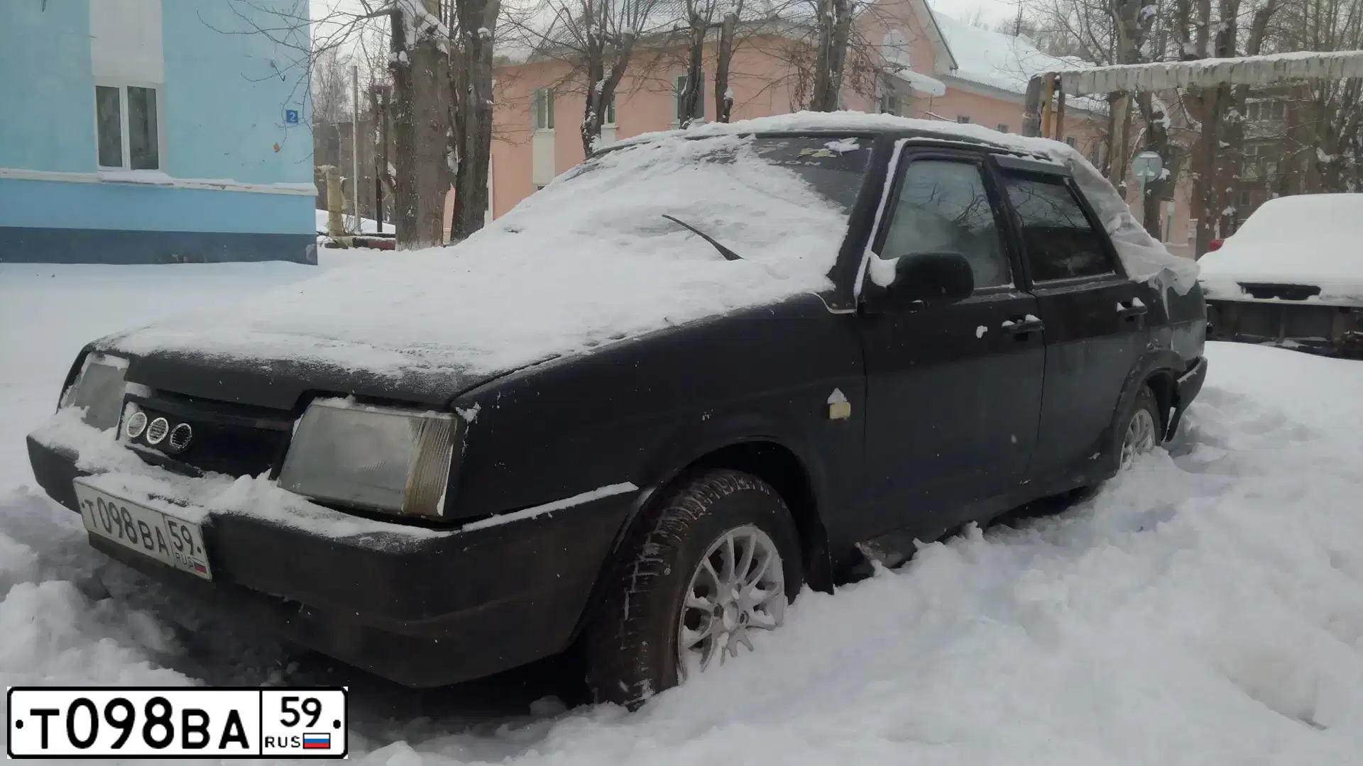 Фото автомобиля VAZ ВАЗ-21099, 1997 — госномер Т098ВА59