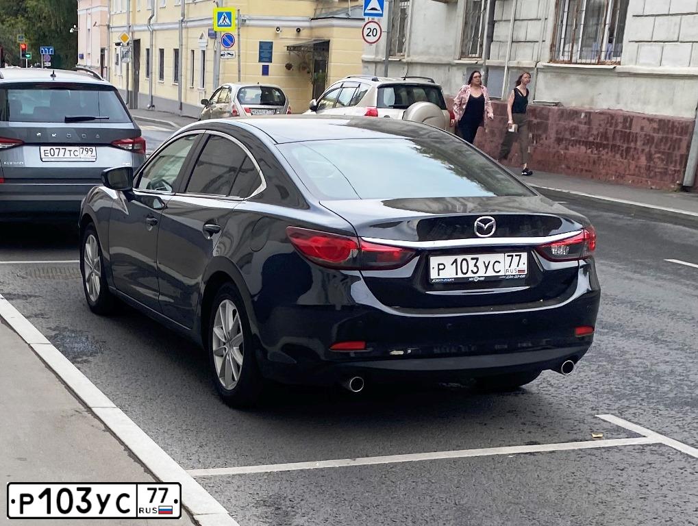 Фото автомобиля MAZDA 6, 2012 — госномер М376ТА35. Цвет: ЧЕРНЫЙ