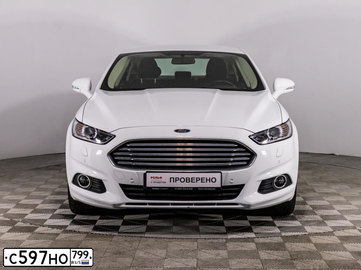 Фото автомобиля FORD MONDEO, 2018 — госномер С204ЕС198. Цвет: Белый