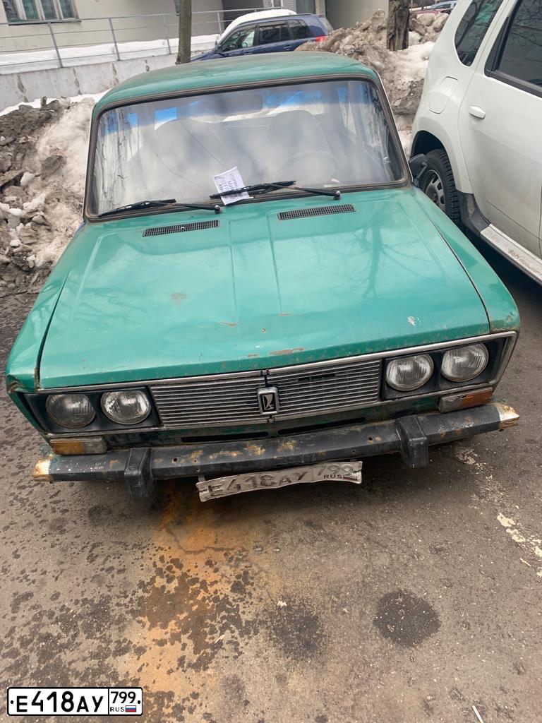 Фото автомобиля LADA 2106, 1987 — госномер Е418АУ799. Цвет: ЗЕЛЕНЫЙ