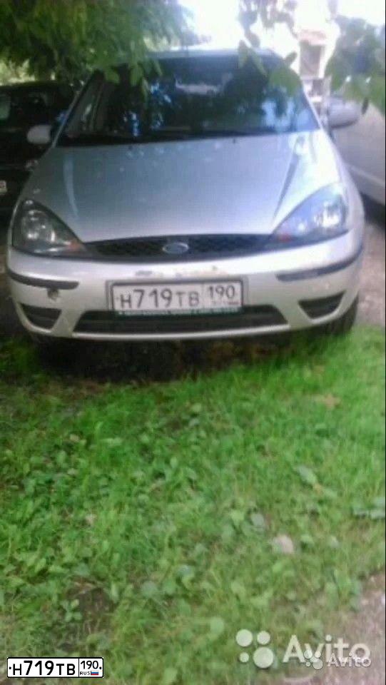 Фото автомобиля FORD D FOCUS, 2003 — госномер О545СР46. Цвет: Серебристый