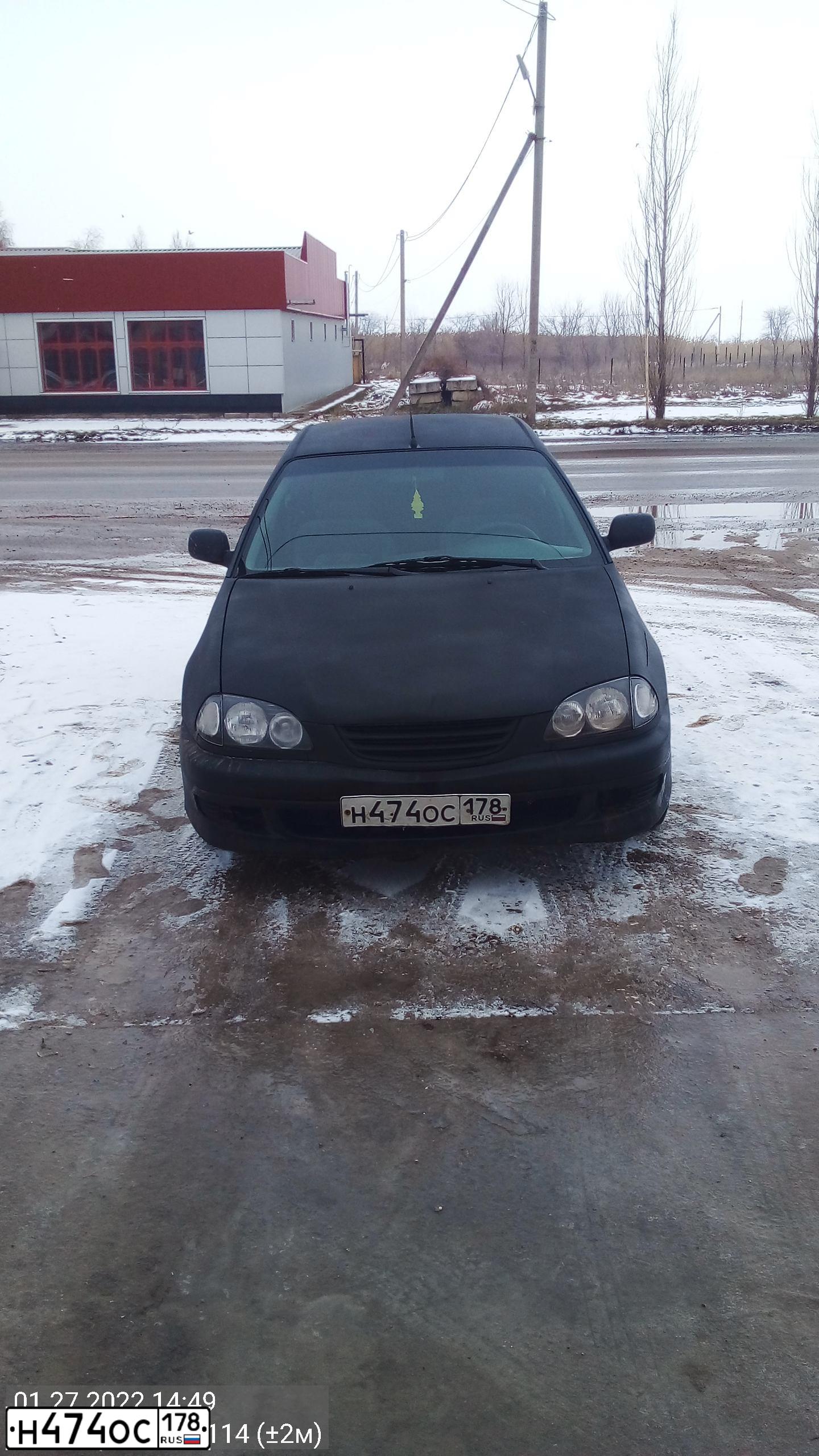 Фото автомобиля TOYOTA AVENSIS, 1998 — госномер О102ОУ761
