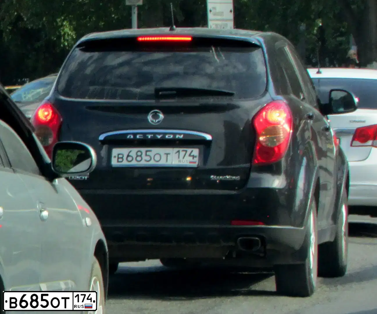 Фото автомобиля (SSANGYONG) ССАНГ ЙОНГ ACTYON (ACTYON), 2012 — госномер В685ОТ174
