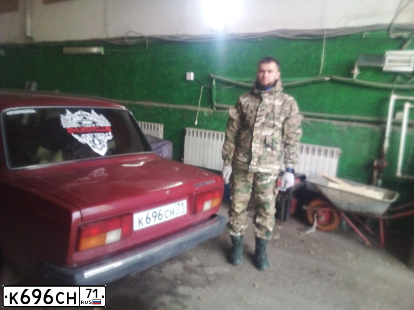 Фото автомобиля LADA 2105, 2007 — госномер К696СН71. Цвет: ВИШНЕВЫЙ