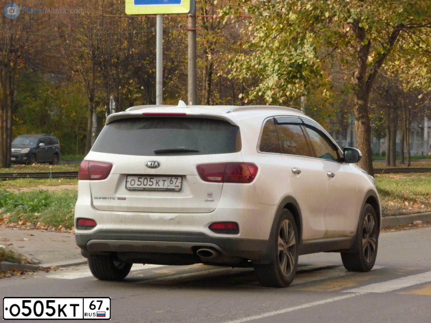 Фото автомобиля KIA Sorento XM, 2010 — госномер О505КТ67