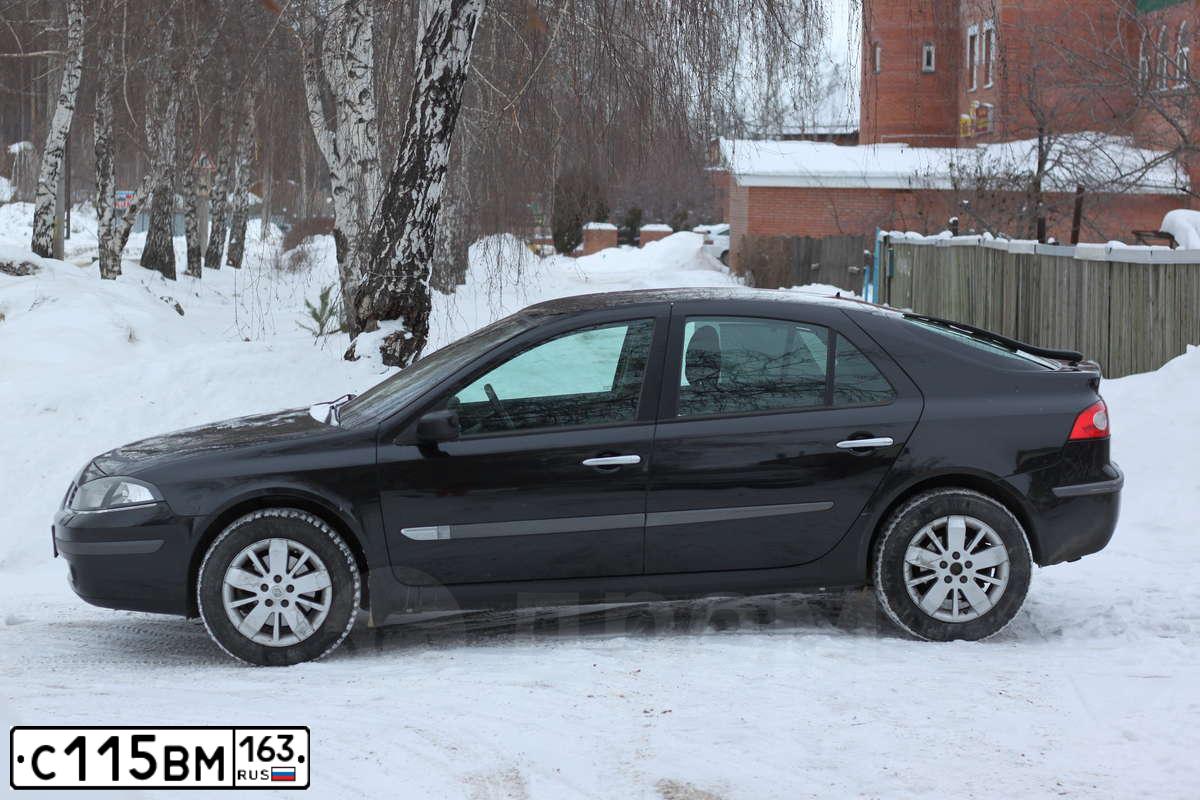 Фото автомобиля RENAULT LAGUNA, 2006 — госномер С115ВМ163. Цвет: ЧЕРНЫЙ