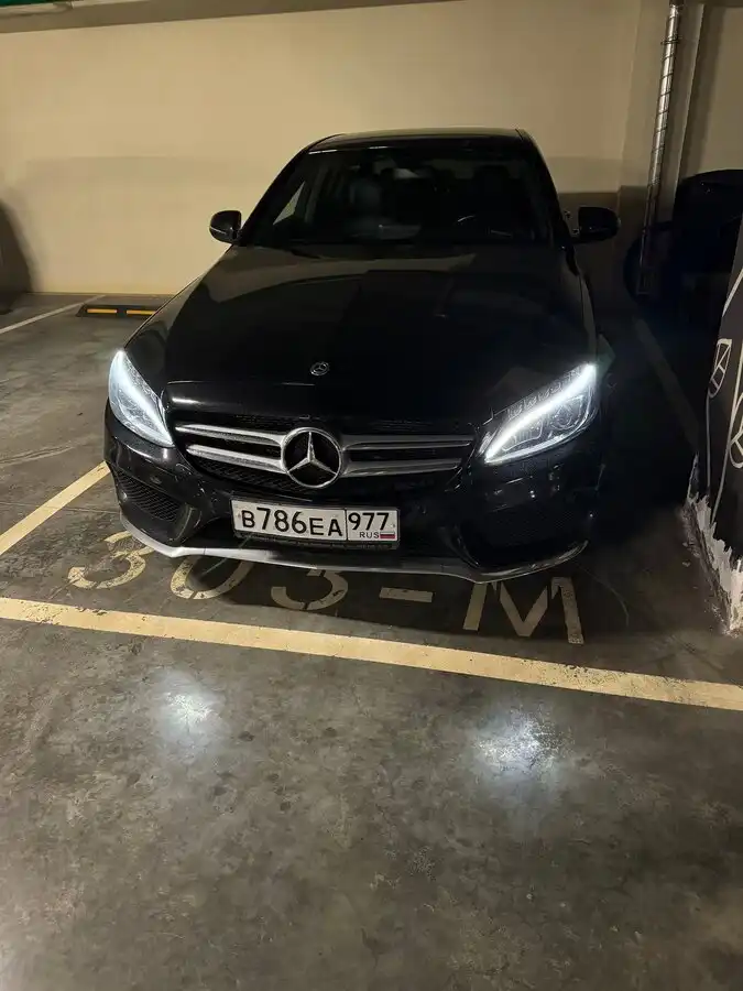 Фото автомобиля MERCEDES-BENZ C200, 2018 — госномер Т239МВ07