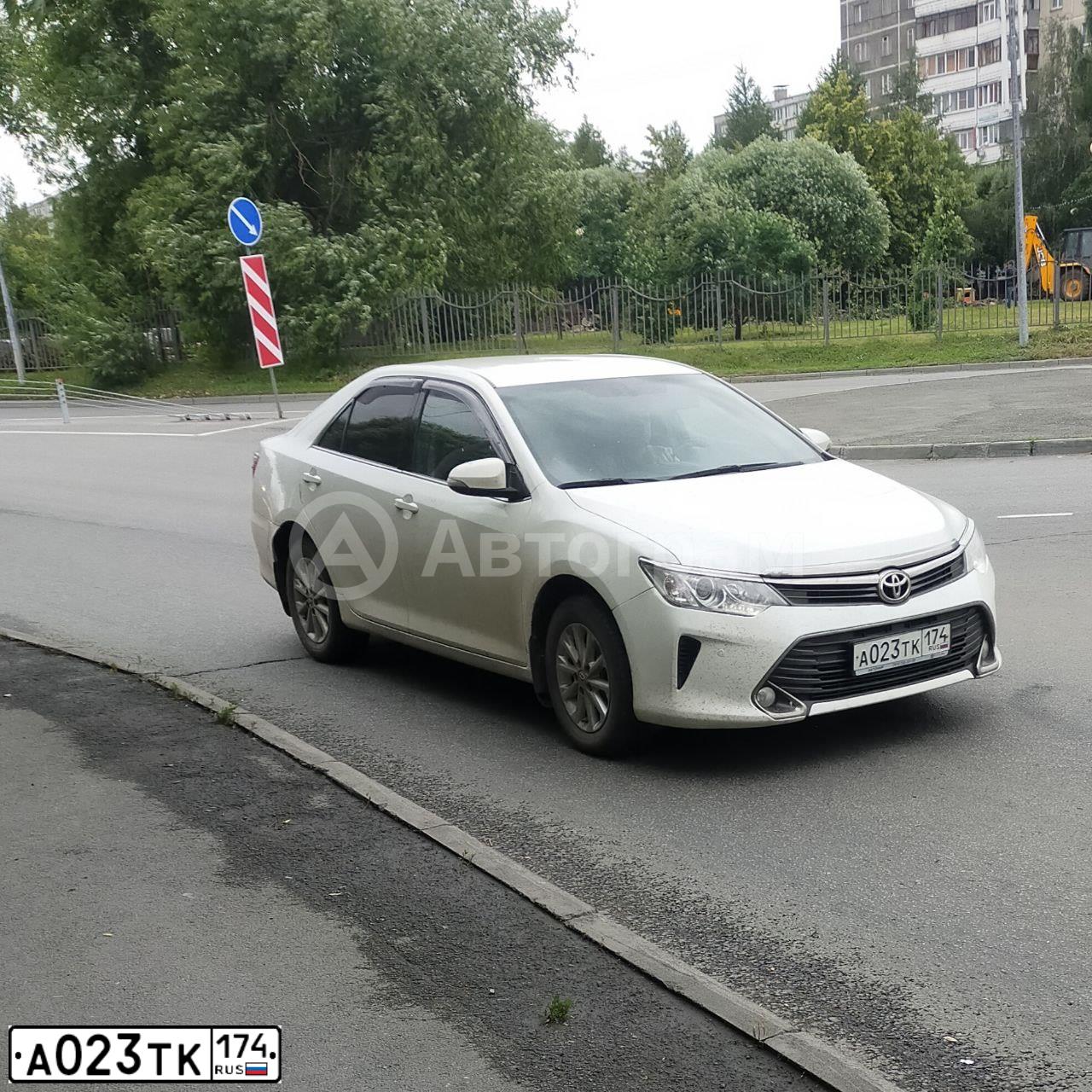 Фото автомобиля TOYOTA CAMRY, 2015 — госномер А666ВВ172