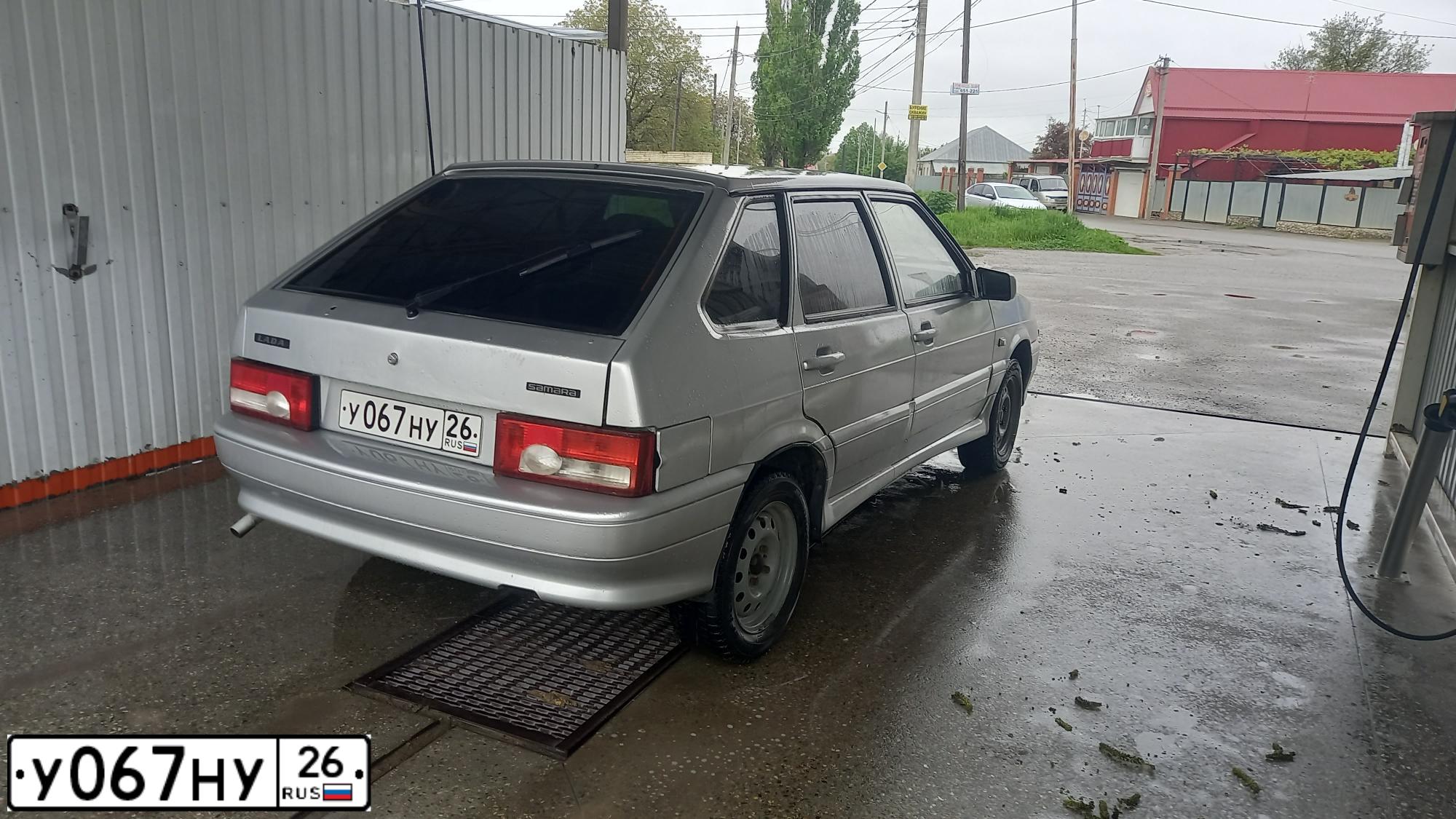 Фото автомобиля LADA 2114 SAMARA, 2008 — госномер В643РЕ09. Цвет: Светло-Серебристый металлик