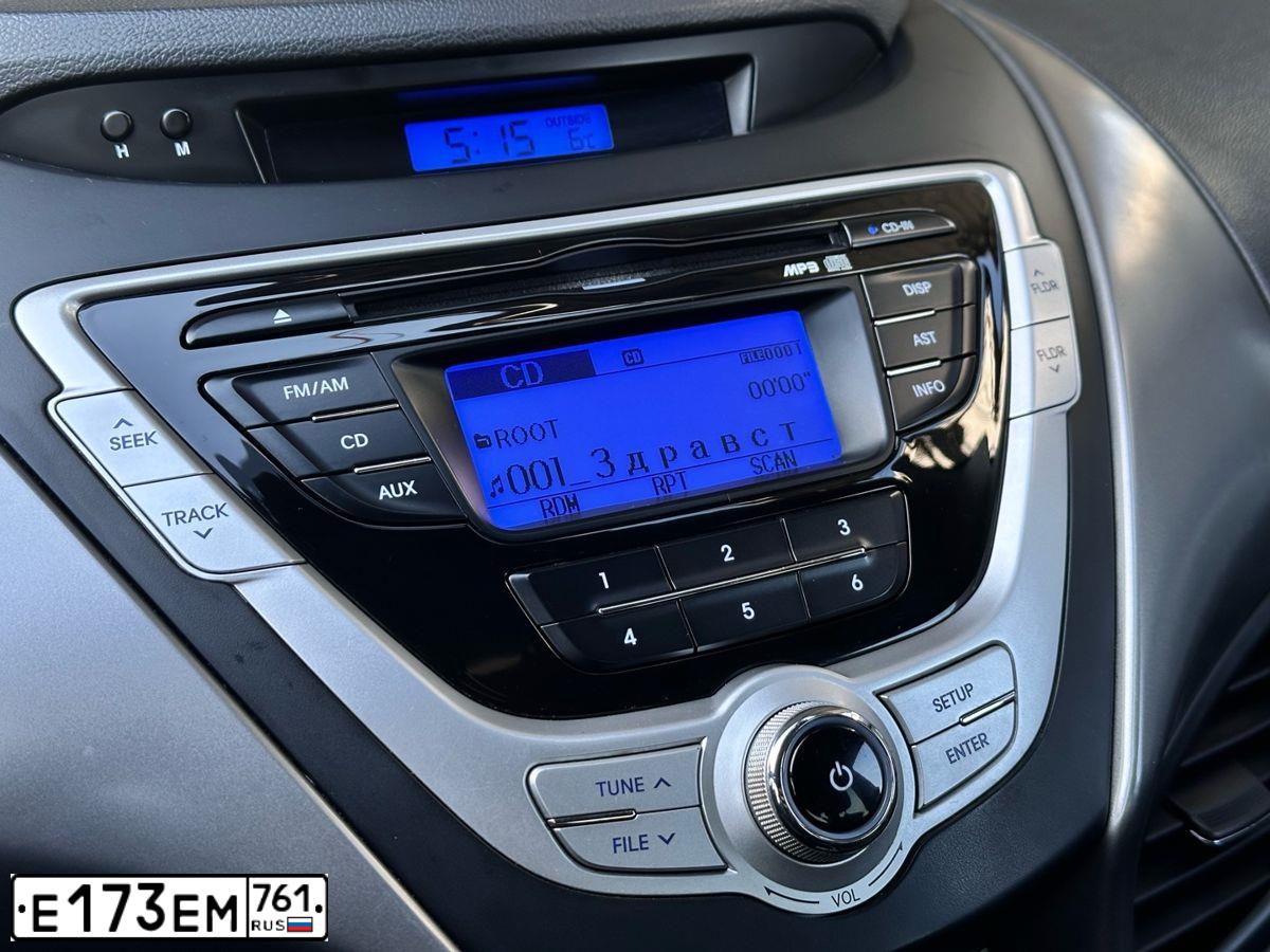 Фото автомобиля HYUNDAI ELANTRA, 2011 — госномер А314РВ761